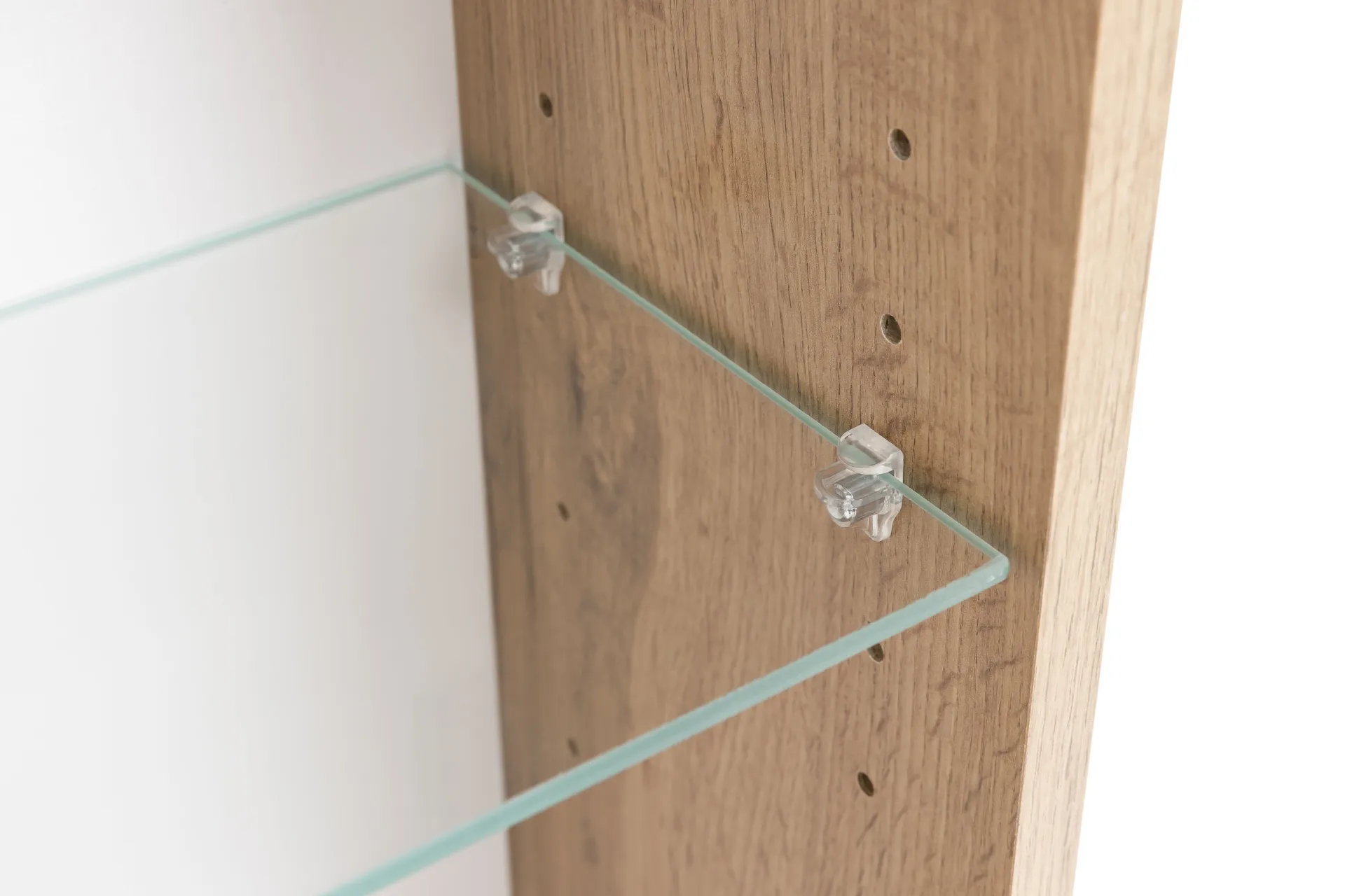 Held Badezimmerset Varese | Waschtisch und Spiegelschrank mit Beleuchtung | Wotan Eiche es Design