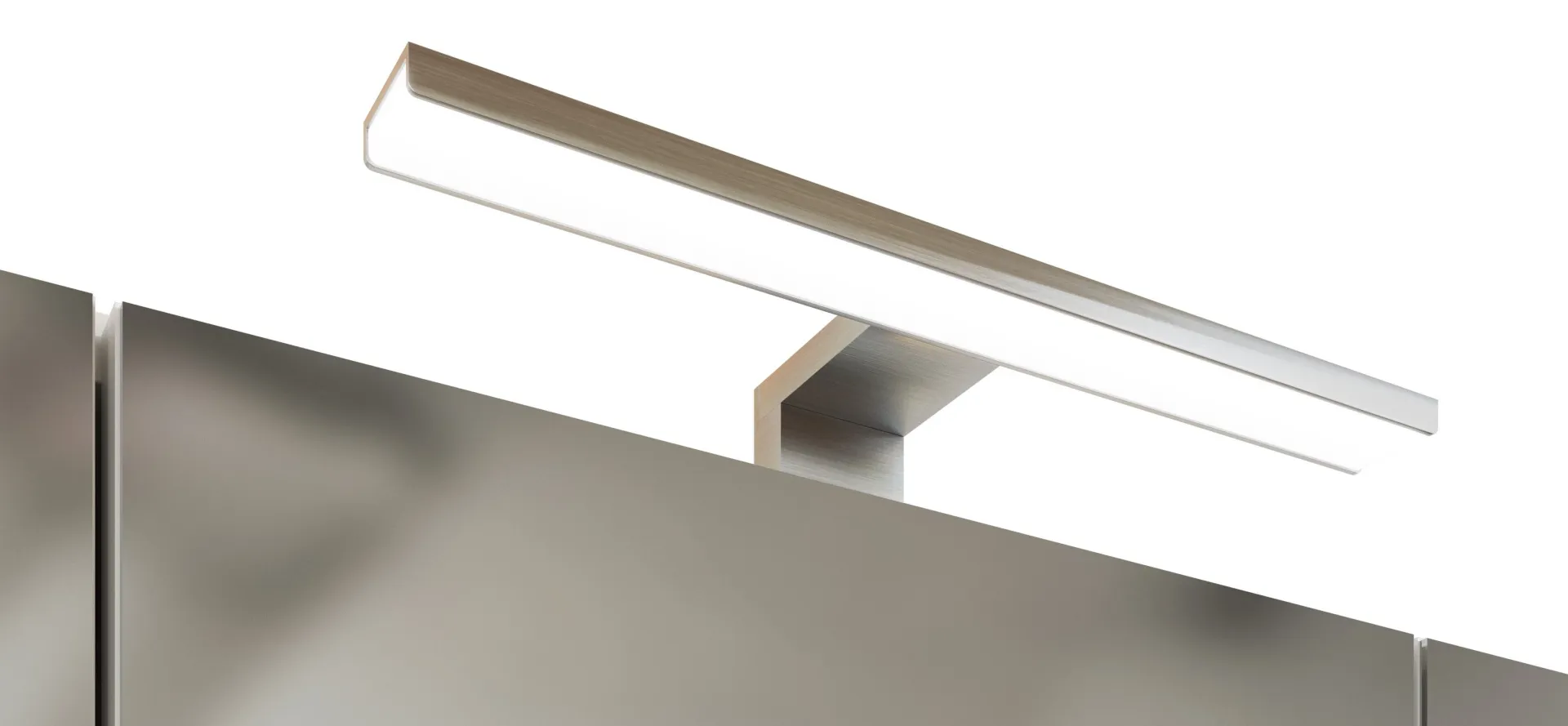 Held Badezimmerset Varese | Waschtisch und Spiegelschrank mit Beleuchtung | Wotan Eiche es Design