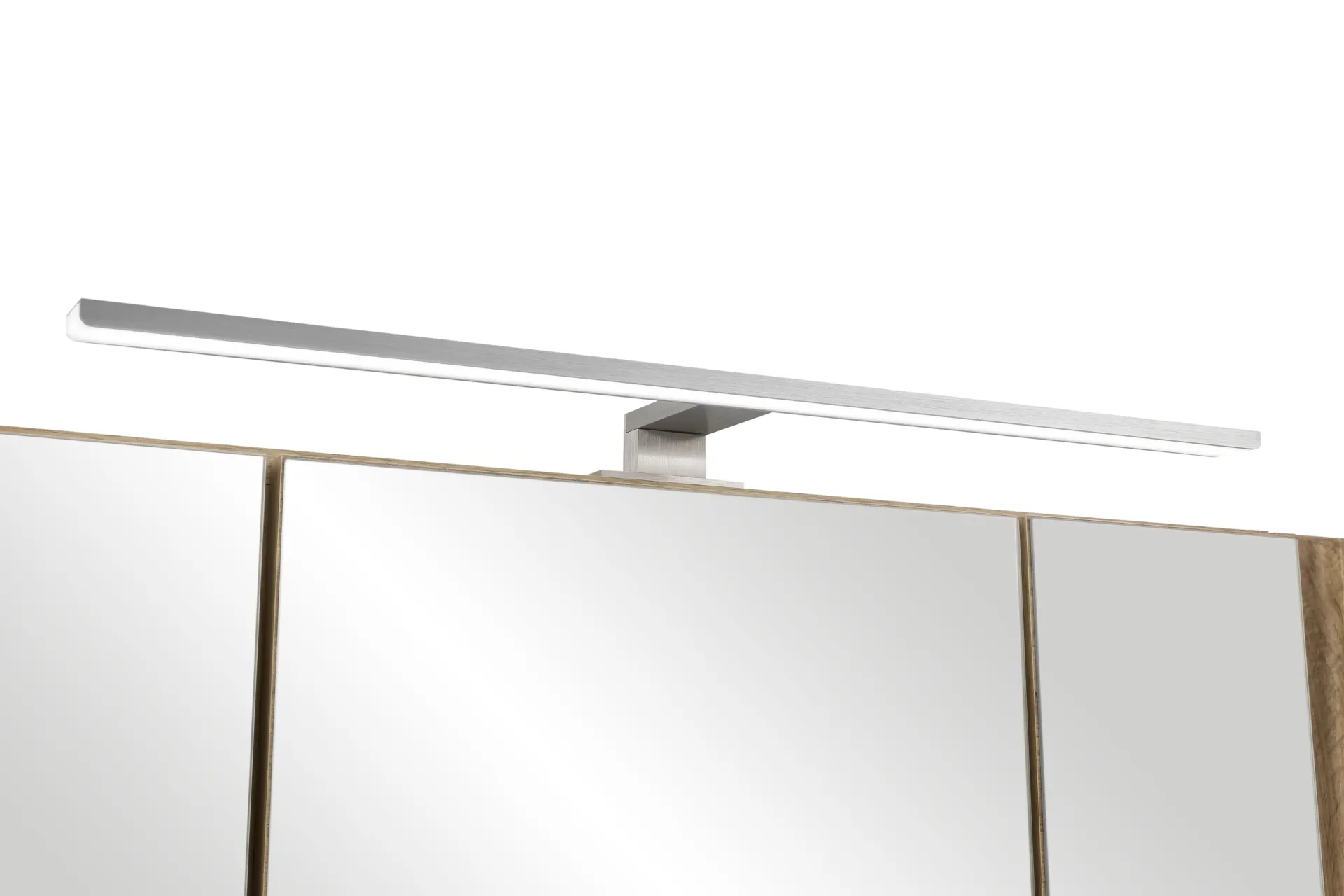 Held Badezimmerset Varese | Waschtisch und Spiegelschrank mit Beleuchtung | Wotan Eiche es Design