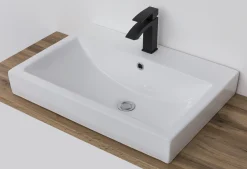 Held Badezimmerset Varese | Waschtisch und Spiegelschrank mit Beleuchtung | Wotan Eiche Beton Design