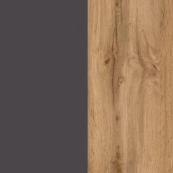 Held Badezimmerset Varese | Waschtisch und Spiegelschrank mit Beleuchtung | Wotan Eiche es Design