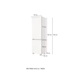 Held Badkombination Kornel 10 4-teilig mit em Waschbecken - graphit