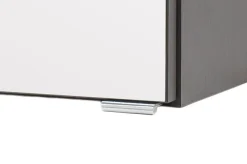 Held Badkombination Kornel 11 5-teilig mit weißem Waschbecken - graphit