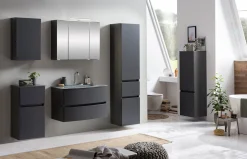 Held Badkombination Kornel 12 5-teilig mit em Waschbecken - graphit