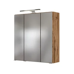 Held Badkombination Luna 2-teilig 60cm - Eiche/Weiß