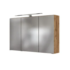 Held Badkombination Luna 2-teilig 100cm - Eiche/Weiß