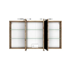 Held Badkombination Luna 2-teilig 120cm - Eiche/grau