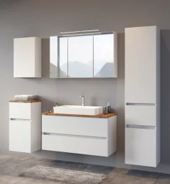 Held Badkombination Pisca 1 Waschtisch und Spiegelschrank -