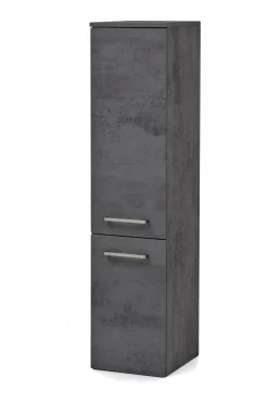 Held Badkombination Stivan 3-teilig mit grauem Waschbecken - Beton