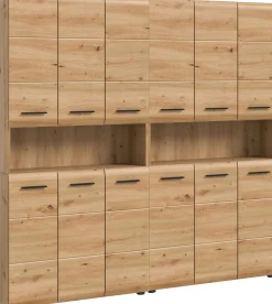 Badmöbelkombination Ice Xonox – Artisan Oak – 180x185x30 cm