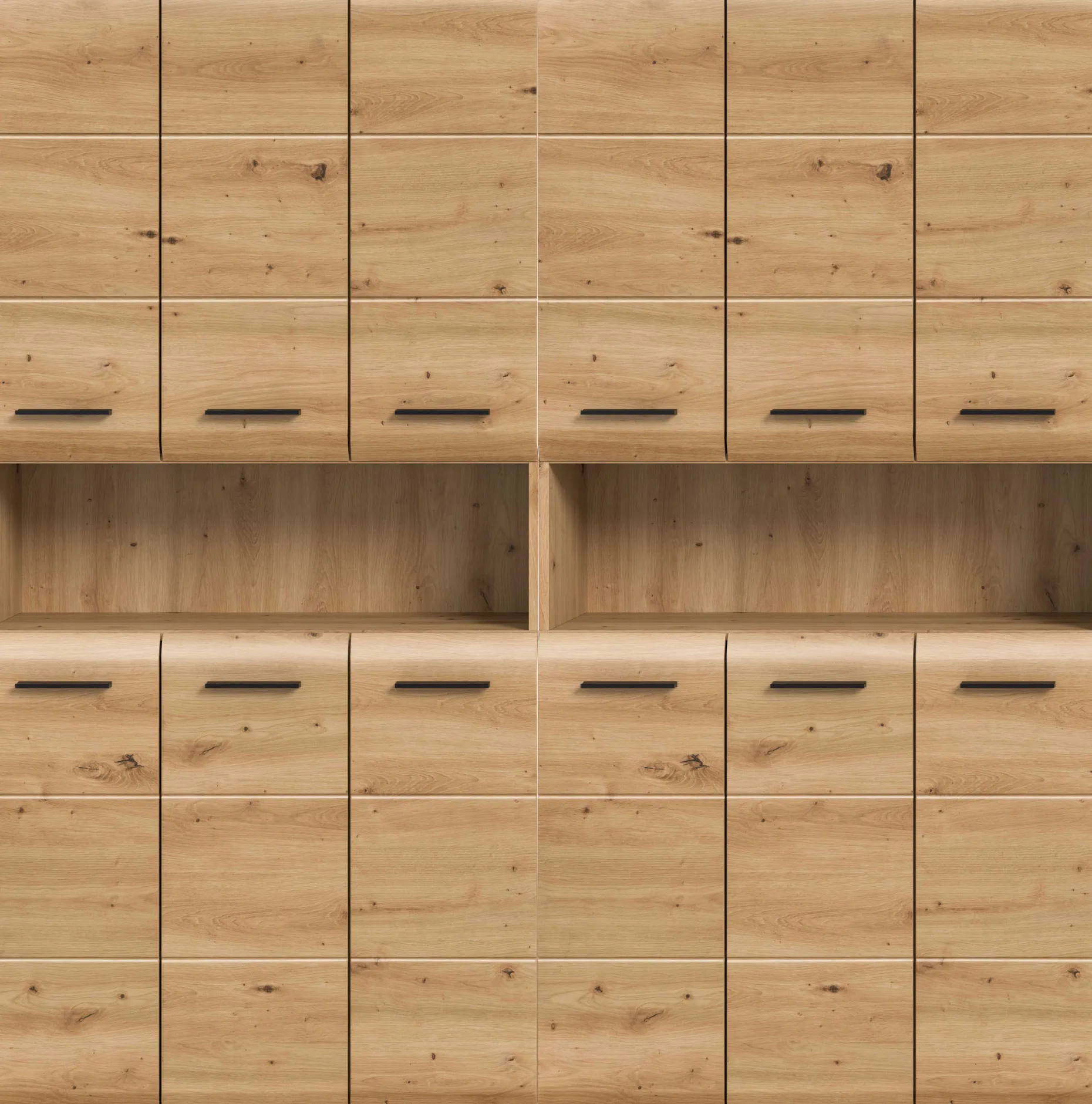 Badmöbelkombination Ice Xonox – Artisan Oak – 180x185x30 cm