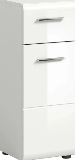 Badschrank Ice Xonox - Hochglanz Weiß - 30x80x30 cm
