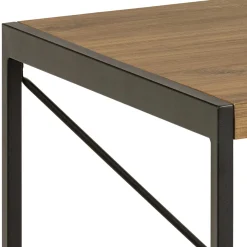 Emob Bahamas Schreibtisch - 120x60x75 cm - Eiche Dekor/schwarz