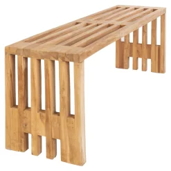 House Nordic Bank aus Teakholz - 140x35x48 cm