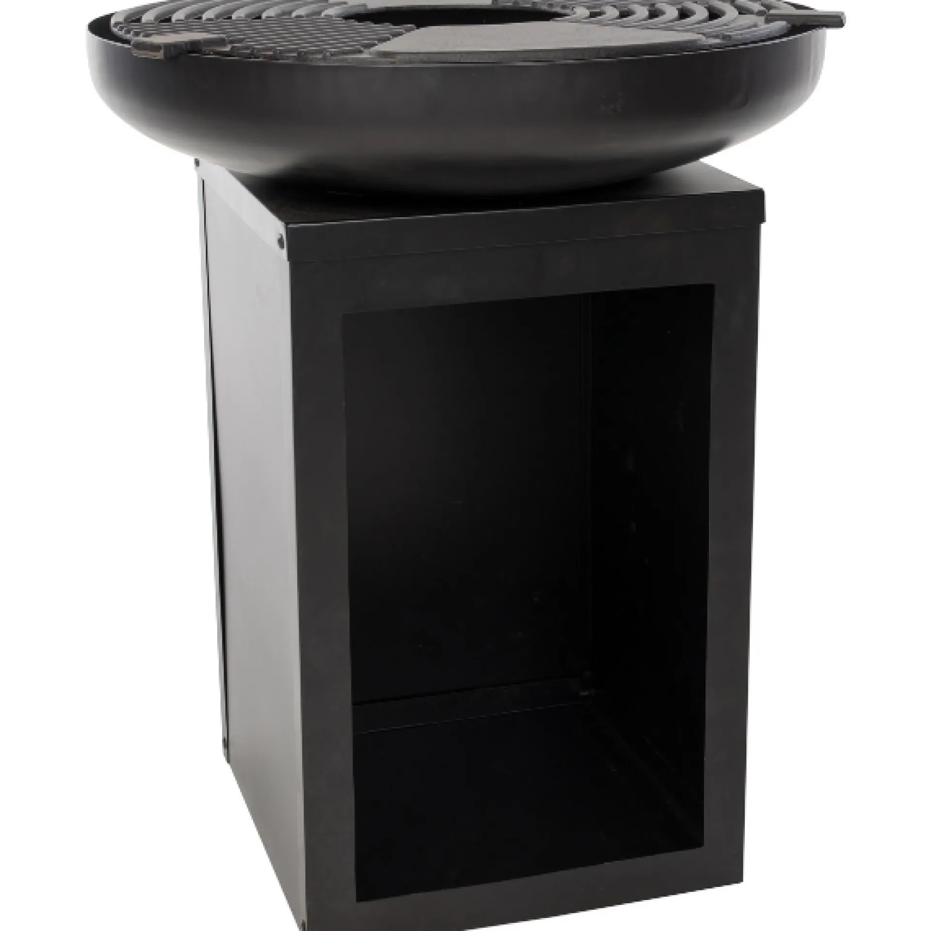 Redfire Barbecue Pallas mit Holzlager und gusseiserner Plancha -