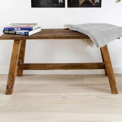 House Nordic Barcelona Bank aus Teakholz - 90x25x45 cm