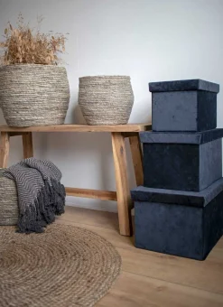 House Nordic Barcelona Bank aus Teakholz - 90x25x45 cm
