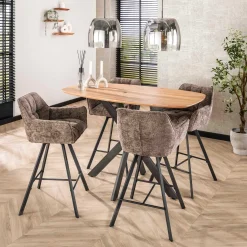 Emob Barhocker Aster - 56x52x95cm - drehbar -