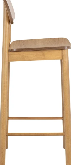 Emob Barhocker Barlow - 43x46x105cm - Eiche furniert