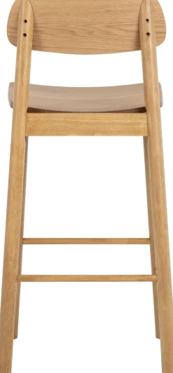 Emob Barhocker Barlow - 43x46x105cm - Eiche furniert