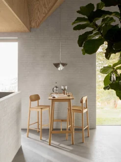 Emob Barhocker Barlow - 43x46x105cm - Eiche furniert