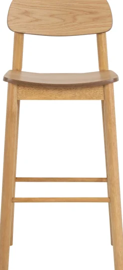 Emob Barhocker Barlow - 43x46x105cm - Eiche furniert