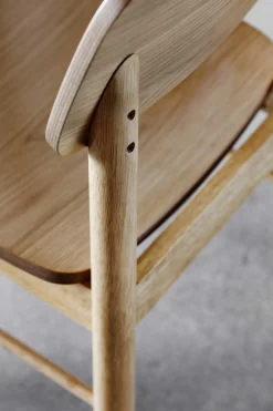 Emob Barhocker Barlow - 43x46x105cm - Eiche furniert