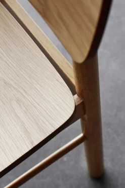 Emob Barhocker Barlow - 43x46x105cm - Eiche furniert