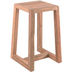 Gescova Barhocker Iberica - recyceltes Teakholz - 40x40x61 cm -