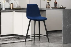 Rousseau Barhocker Jani dunkel Velours