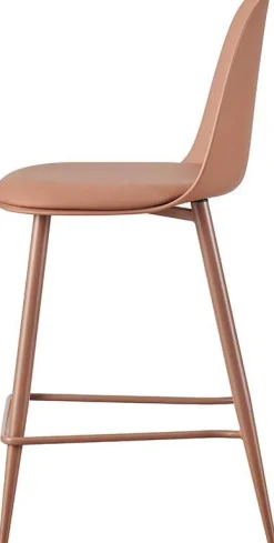 Rousseau Barhocker Jasmin - 44x51x100cm - mit Kissen - terracotta