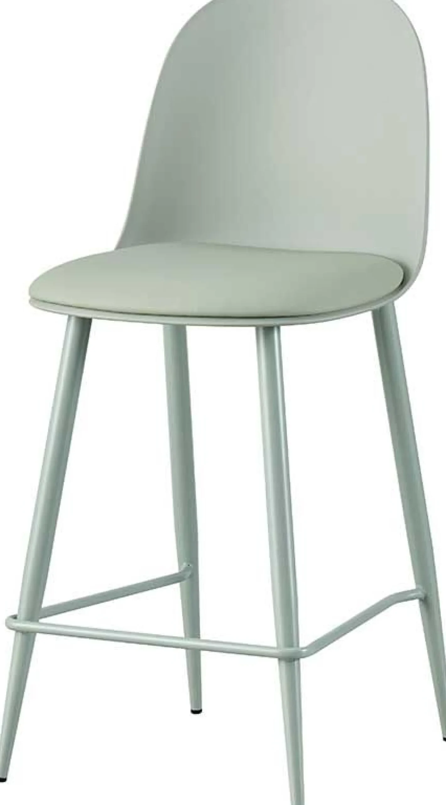 Rousseau Barhocker Jasmin - 44x51x100cm - mit Kissen - grau-