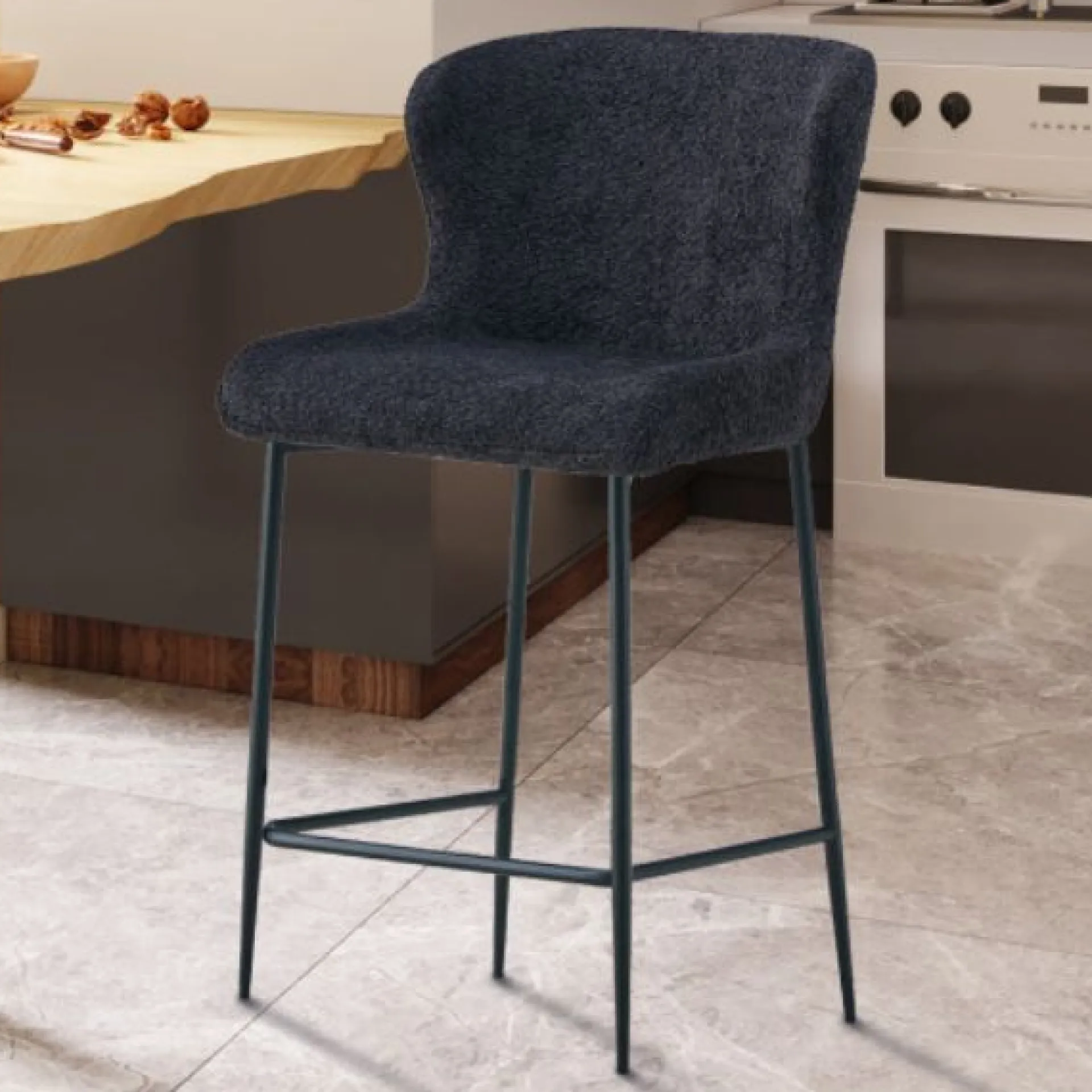Rousseau Barhocker Lisa | 52 x 56 x 97 cm | Dunkel