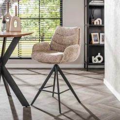 Emob Barhocker Lungo - 56x60x99cm - drehbar - sand