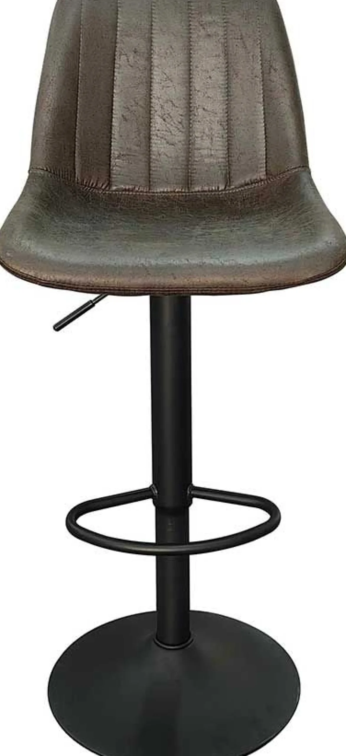 Rousseau Barhocker mit Streifenmuster Madeira dunkel