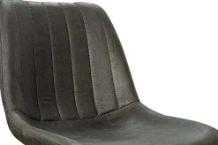 Rousseau Barhocker mit Streifenmuster Madeira dunkel
