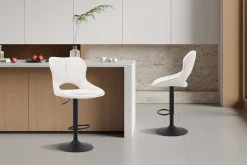 Rousseau Barhocker Morris - 51x53x100-121cm - verstellbar - Stoff