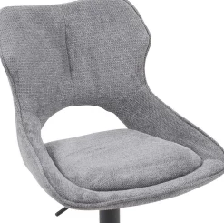 Rousseau Barhocker Morris - 51x53x100-121cm - verstellbar - dunkeler Stoff