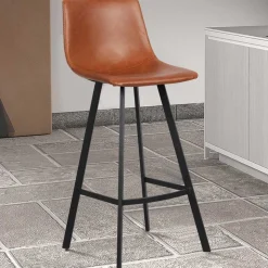 Rousseau Barhocker Ozan 78cm - cognac