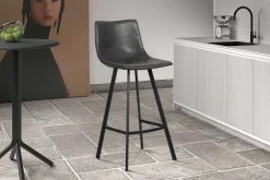 Rousseau Barhocker Ozan - schwarz