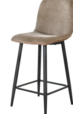 Emob Barhocker Rock - 45x50x99cm - gerippter Samt