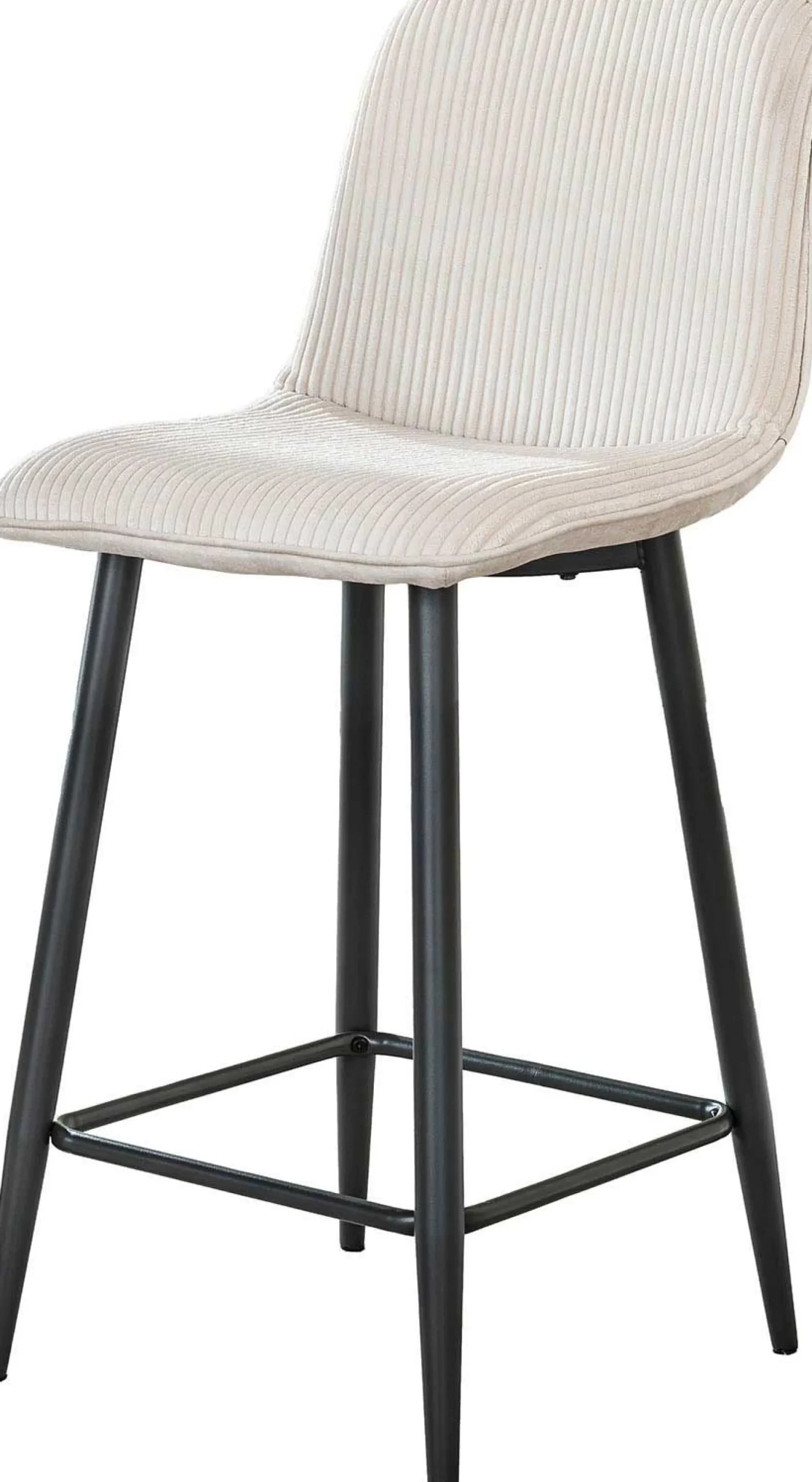 Emob Barhocker Rock - 45x50x99cm - er gerippter Samt
