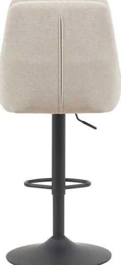 Rousseau Barhocker Sabine - 50x60x100-121cm - verstellbar - drehbar - ecru