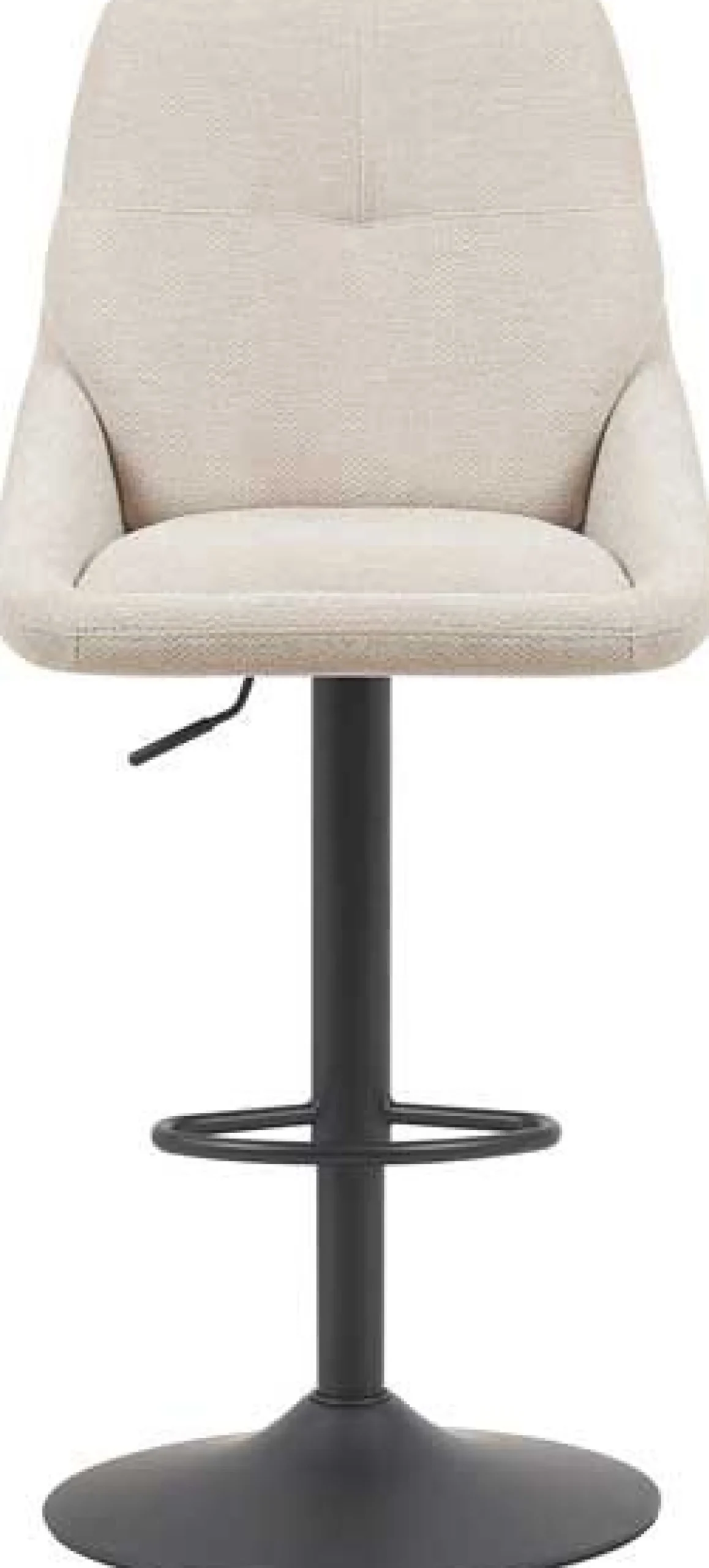 Rousseau Barhocker Sabine - 50x60x100-121cm - verstellbar - drehbar - ecru