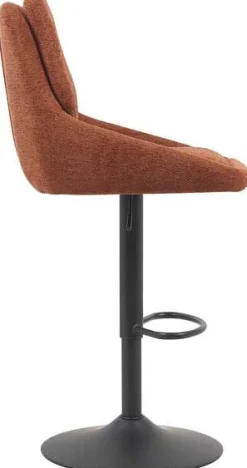 Rousseau Barhocker Sabine - 50x60x100-121cm - verstellbar - drehbar - terracotta