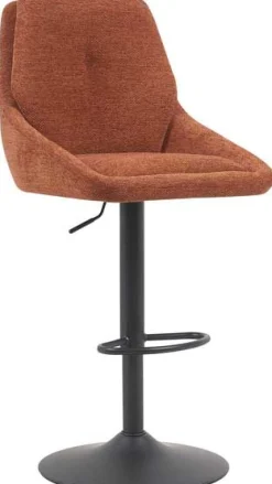 Rousseau Barhocker Sabine - 50x60x100-121cm - verstellbar - drehbar - terracotta
