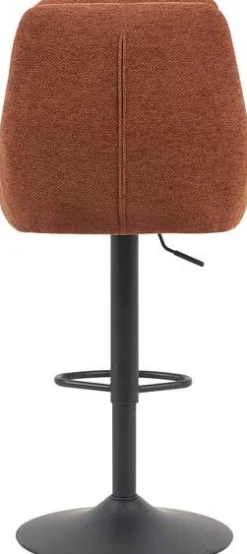 Rousseau Barhocker Sabine - 50x60x100-121cm - verstellbar - drehbar - terracotta