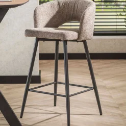 Emob Barhocker Sieglinde - 51x50x94cm - bouclé