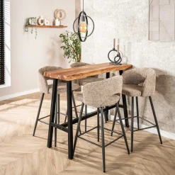 Emob Barhocker Sieglinde - 51x50x94cm - bouclé