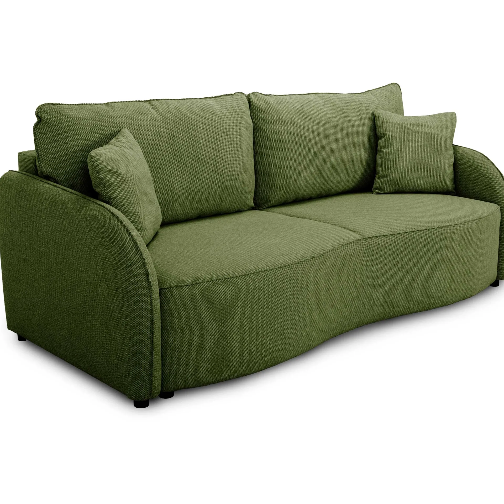 PGS Bari 3-Sitzer Sofa 215x100x88cm - mit Stauraum - oliv
